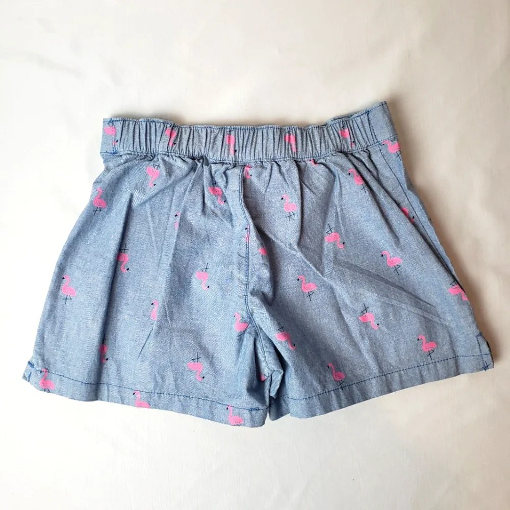 Gymboree Flamingo Print Cotton Shorts